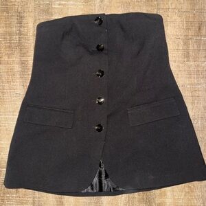 Zara Elegant Black Vest